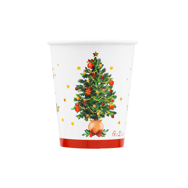 Bicchieri Cover CHRISTMAS WISHES 250 cc - conf. 8 pz - cod. 64454