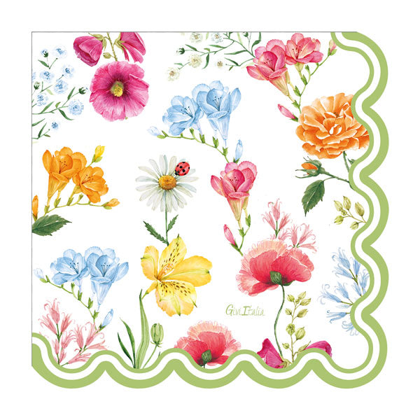 Tovaglioli LA PRIMAVERA cm. 33x33 - conf. 16 pz - cod. 64544