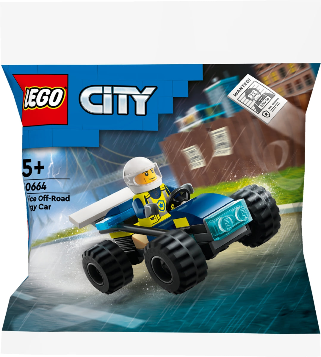 30664 LEGO Polybag City - Buggy Fuoristrada della Polizia