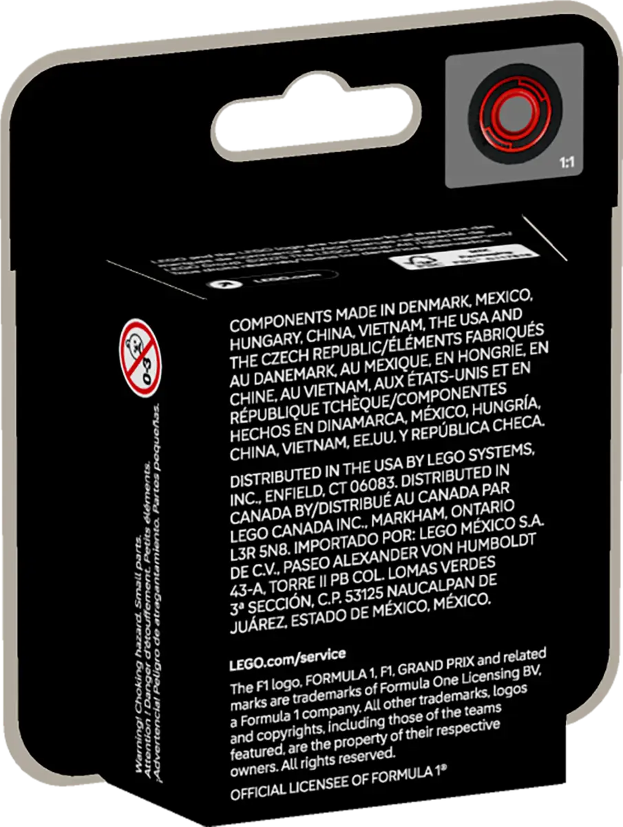 71049 LEGO Monoposto di F1® da collezione Serie Completa