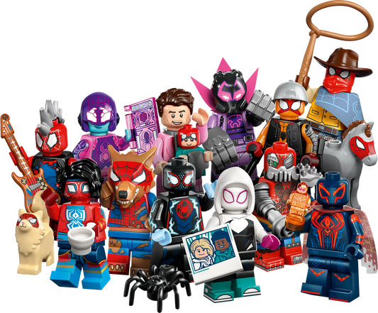 71050 LEGO Minifigures Serie Spider-Man: Across the Spider-Verse - Box da 36 personaggi