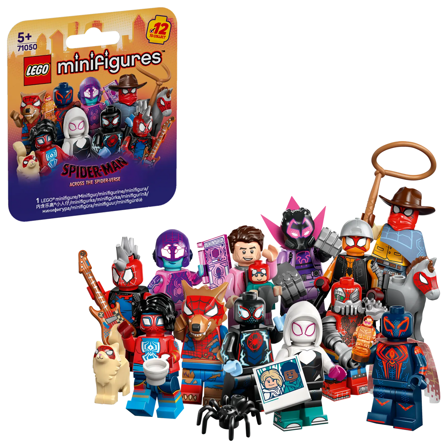 71050 LEGO Minifigures Serie Spider-Man: Across the Spider-Verse - Serie Completa
