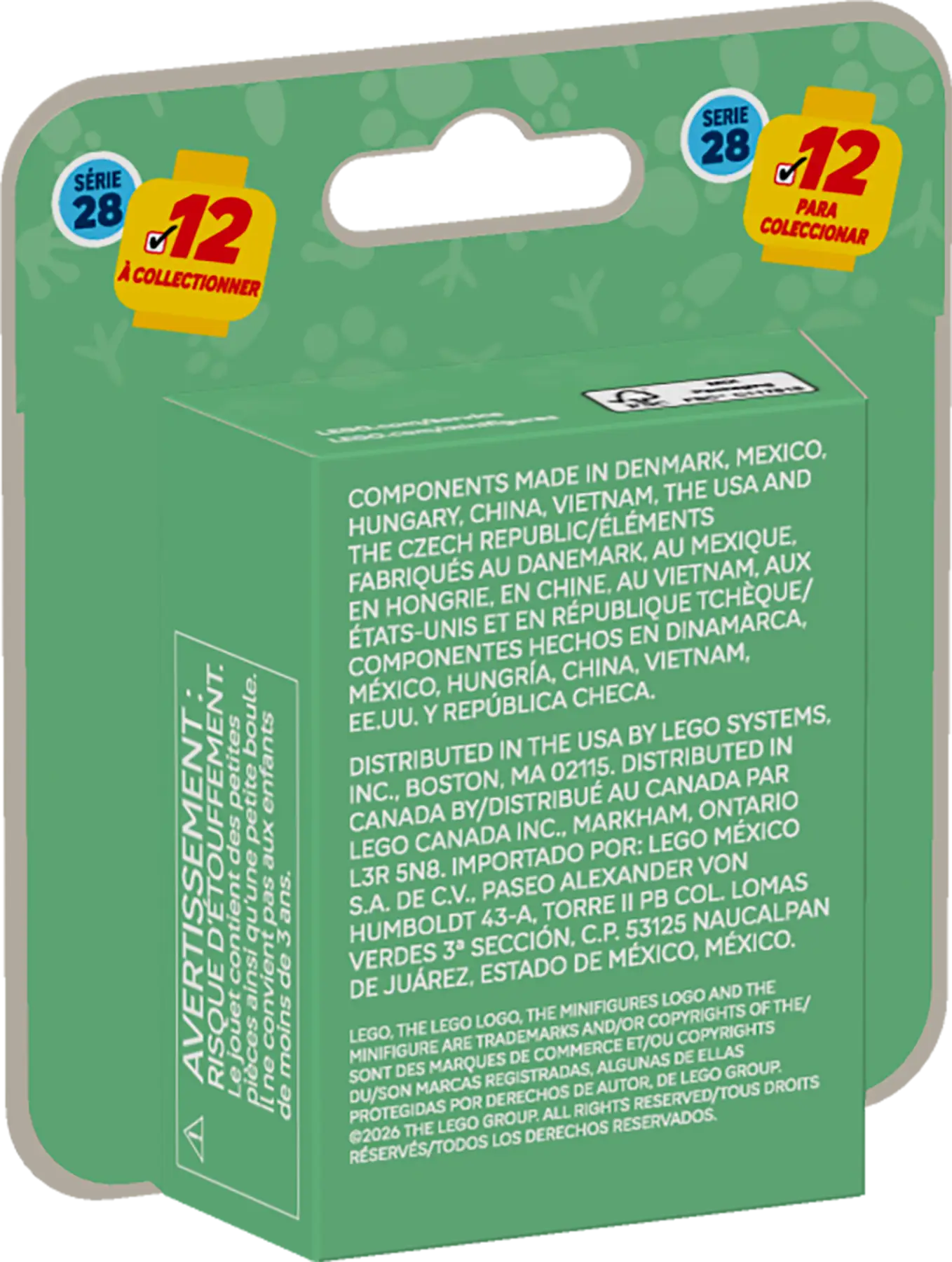 DISPONIBILE DA GENNAIO 2026 - 71051 LEGO Minifigures Serie 28 - Serie animali - Completa