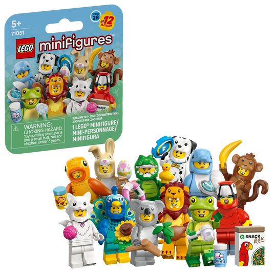 DISPONIBILE DA GENNAIO 2026 - 71051 LEGO Minifigures Serie 28 - Serie animali - Completa