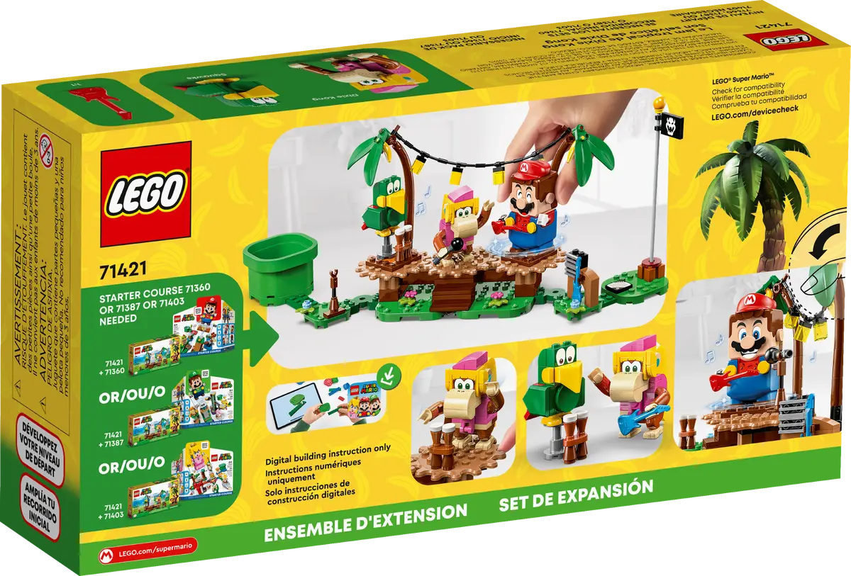 71421 LEGO Super Mario - Pack di espansione Concerto nella giungla di Dixie Kong