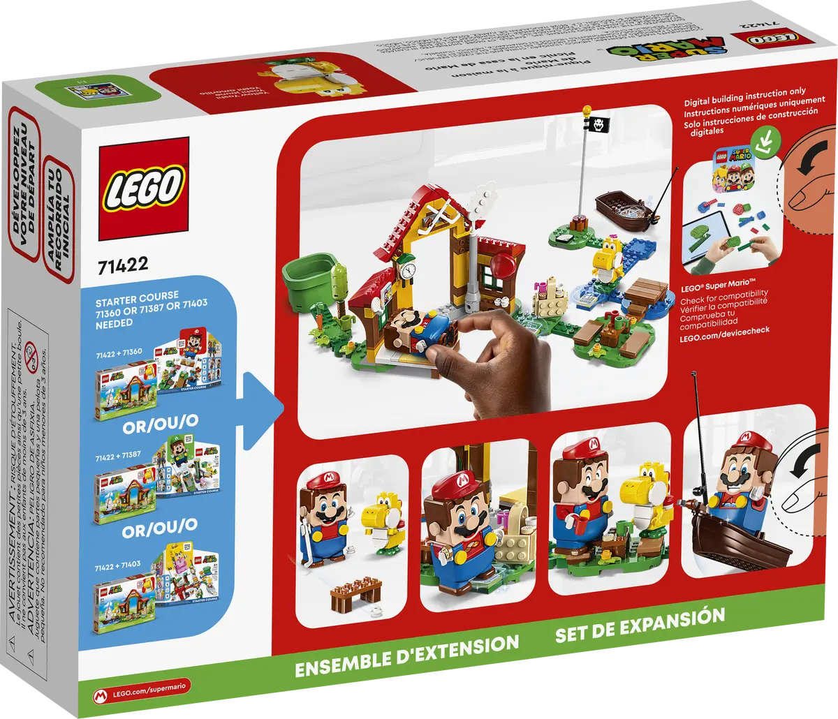 71422 LEGO Super Mario - Pack di espansione picnic alla casa di Mario