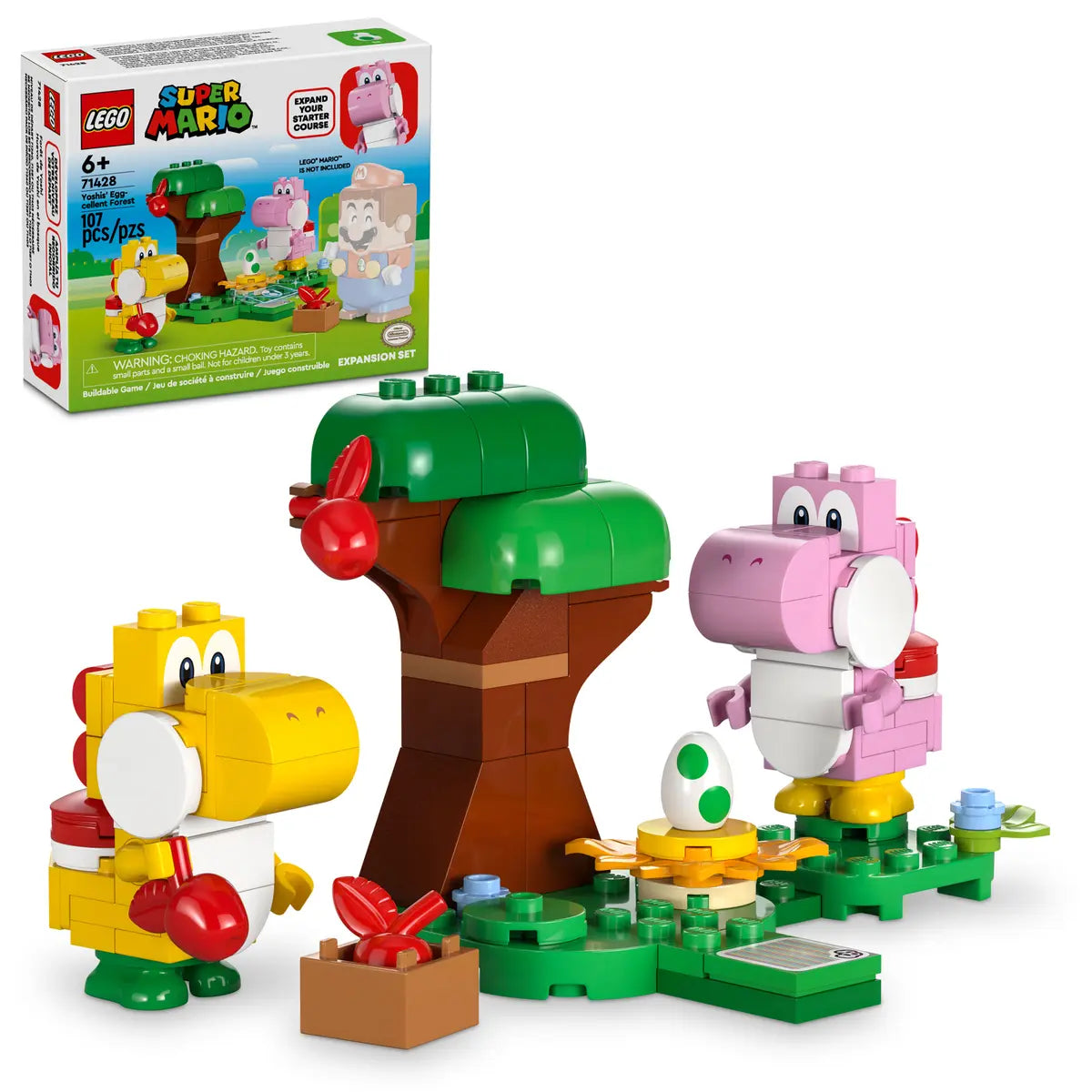 71428 LEGO Super Mario - Pack di espansione Yoshi nella foresta fuovolosa
