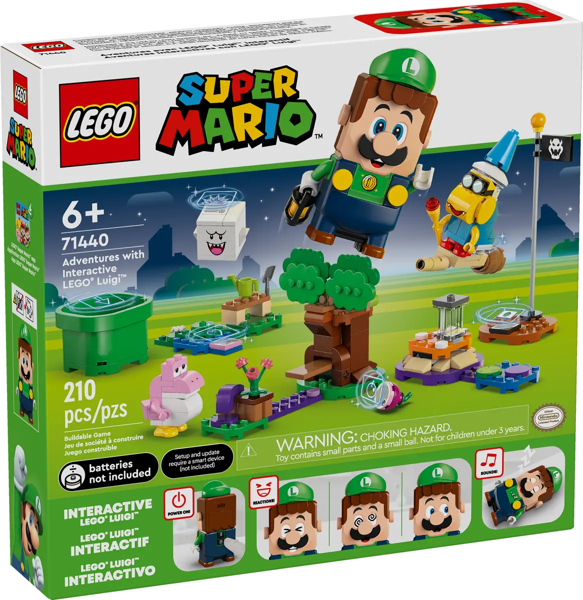 71440 LEGO Super Mario - Avventure di LEGO® Luigi™ interattivo
