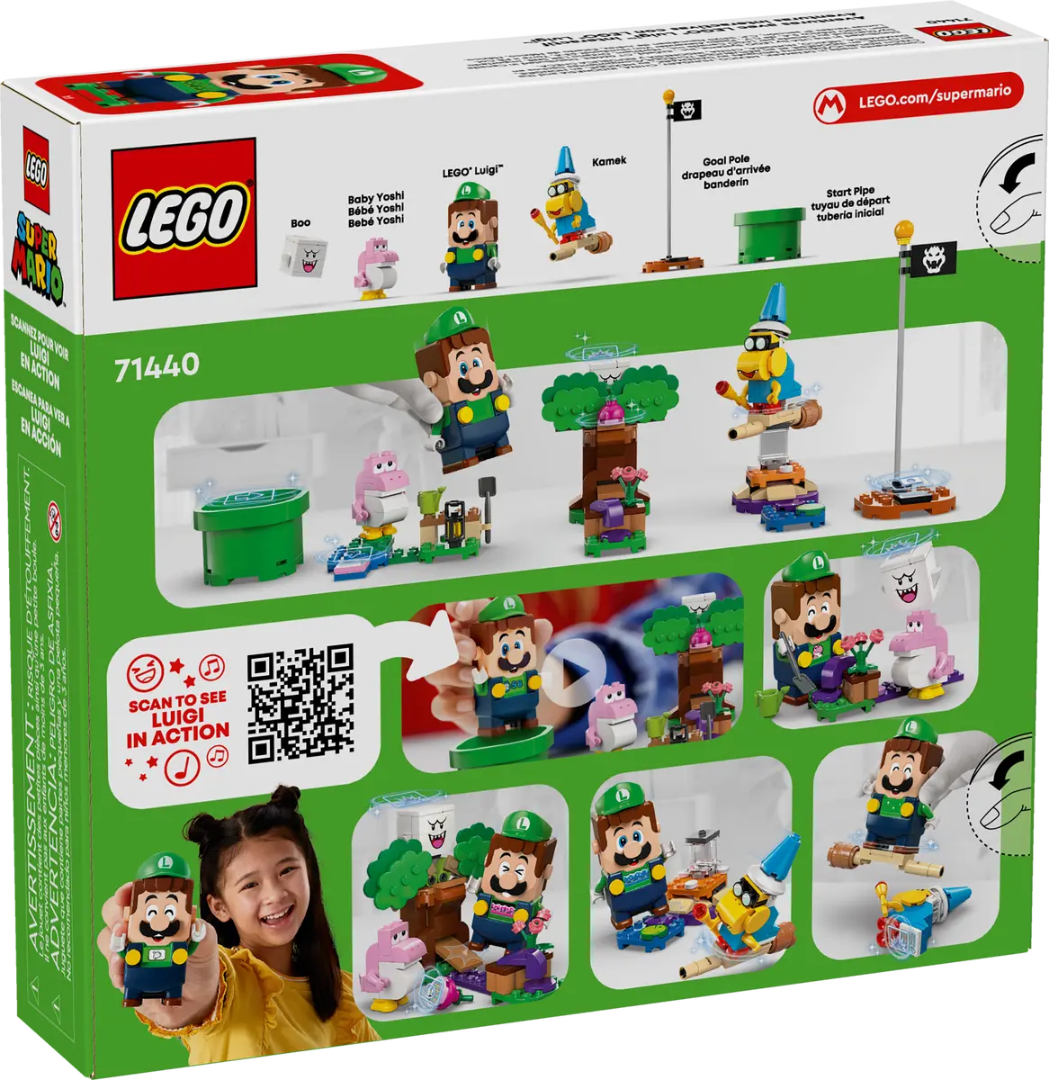 71440 LEGO Super Mario - Avventure di LEGO® Luigi™ interattivo