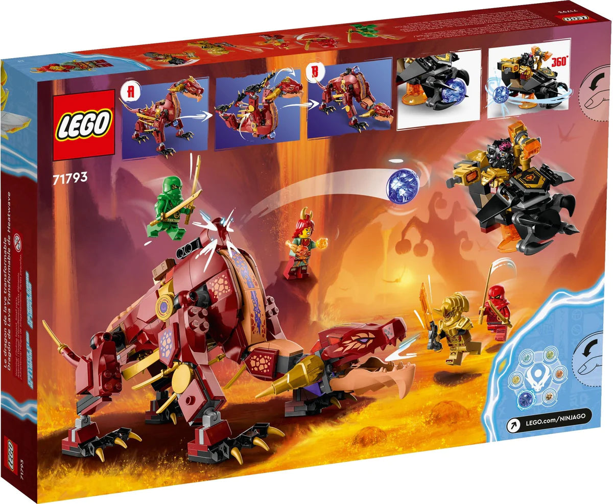 71793 LEGO Ninjago - Dragone di Lava Transformer Heatwave