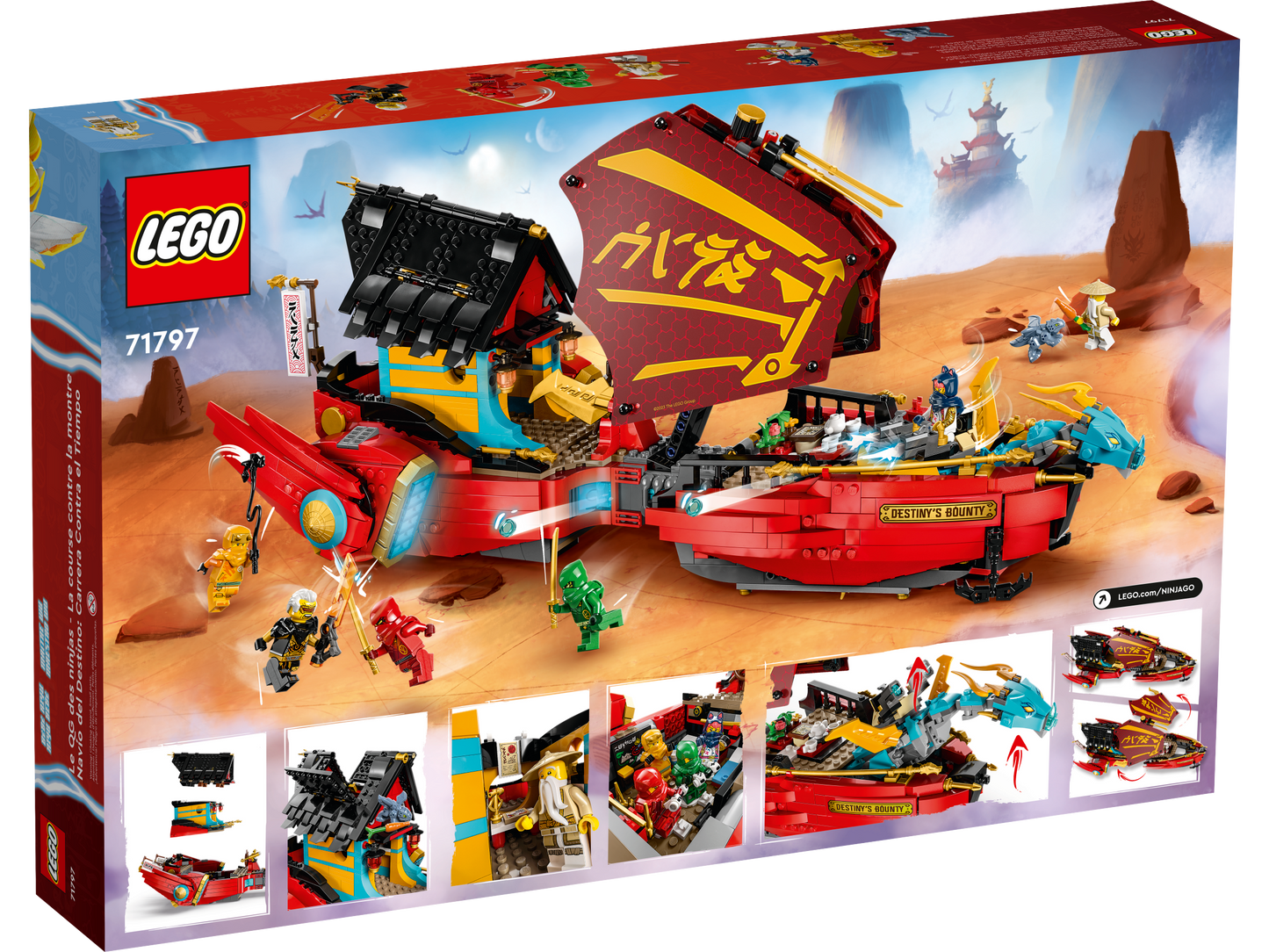 71797 LEGO Ninjago - Il Vascello del Destino - corsa contro il tempo