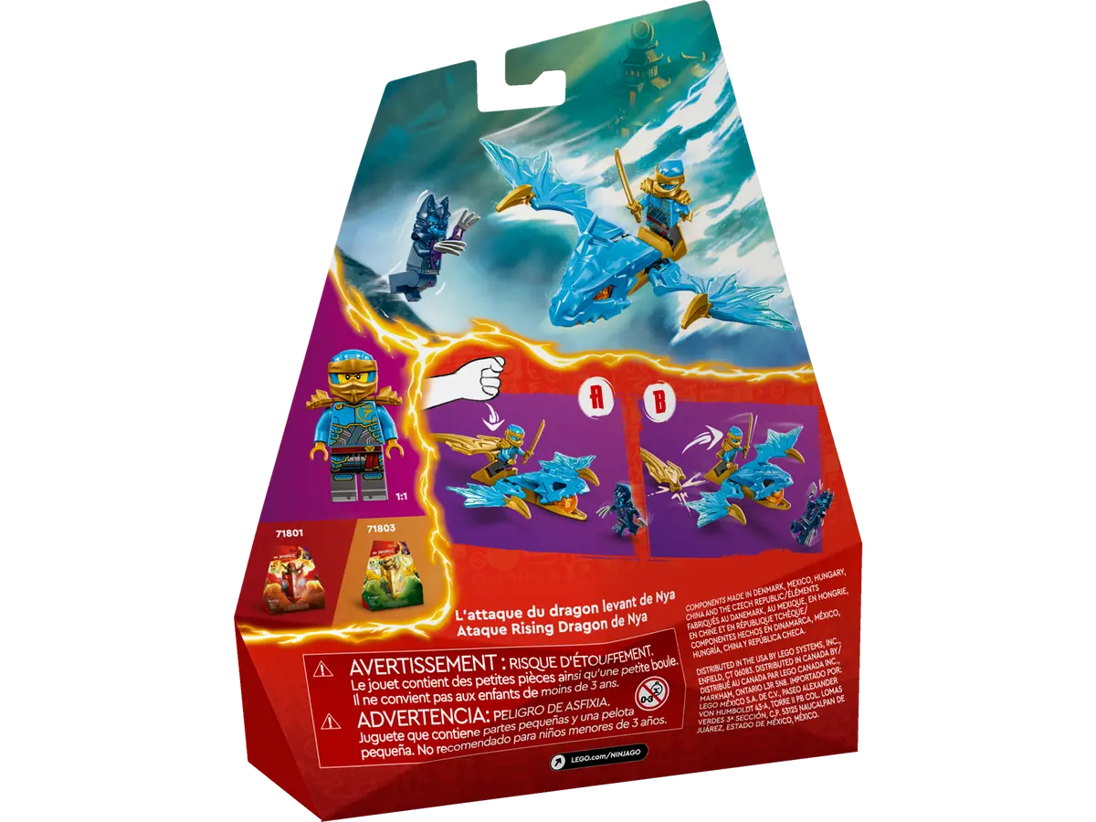 71802 LEGO Ninjago - Attacco del Rising Dragon di Nya