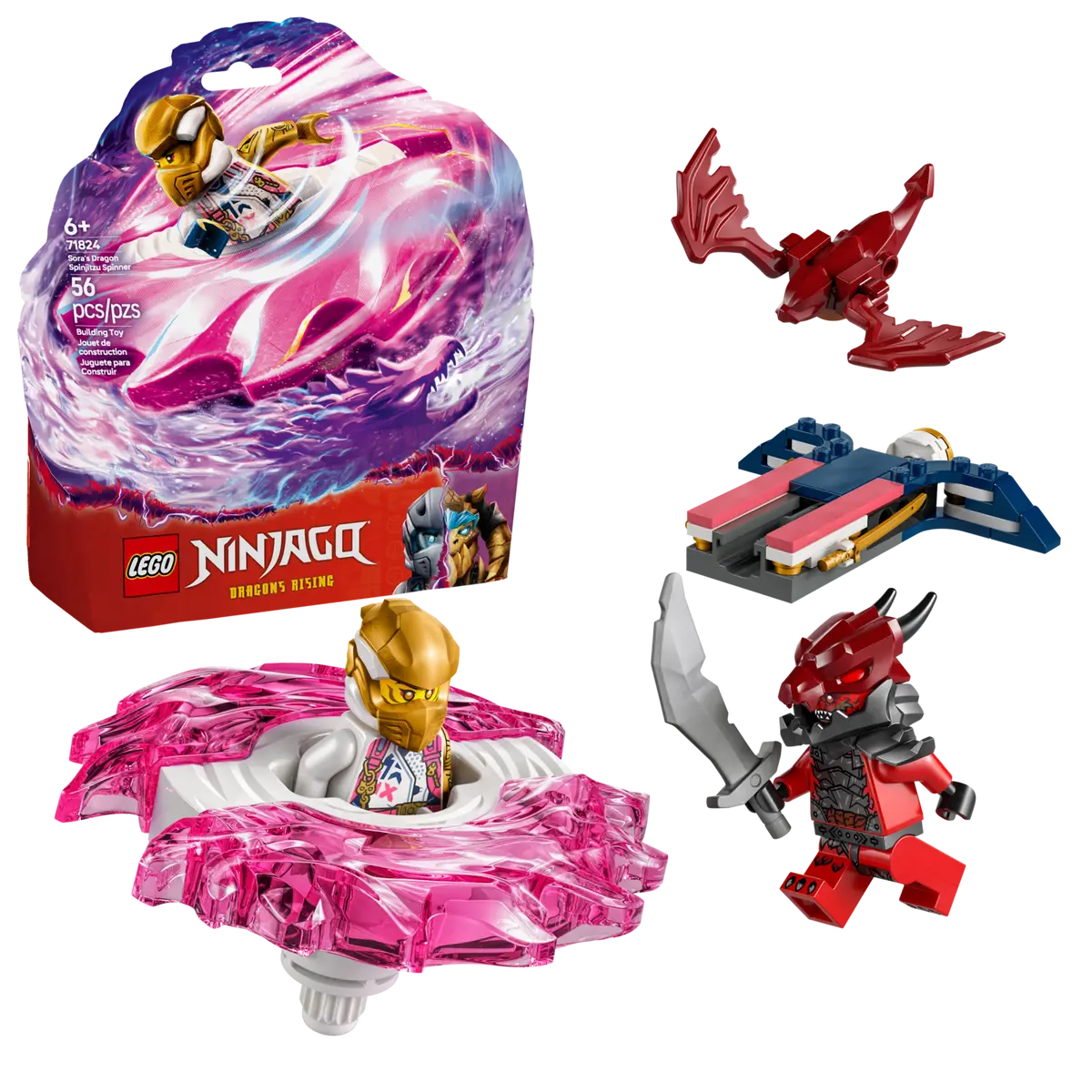 71824 LEGO Ninjago - Spinner del drago Spinjitzu di Sora