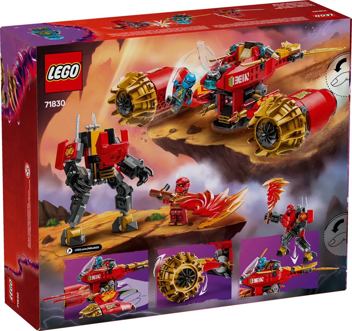 71830 LEGO Ninjago - Mech Storm Rider di Kai