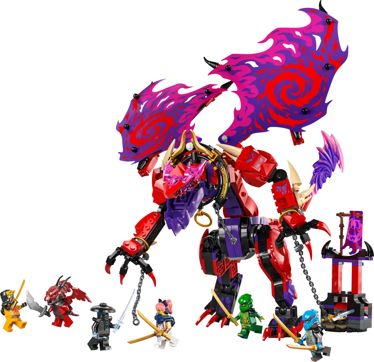 71832 LEGO Ninjago - Thunderfang, il Drago del Caos
