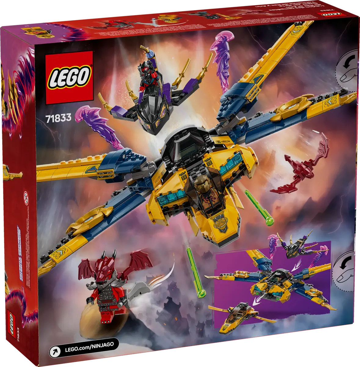 71833 LEGO Ninjago - Jet Super Storm di Ras e Arin