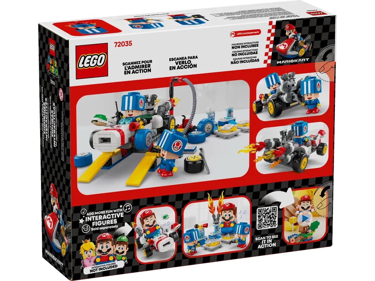 72035 LEGO Super Mario - Mario Kart™: Officina di Toad