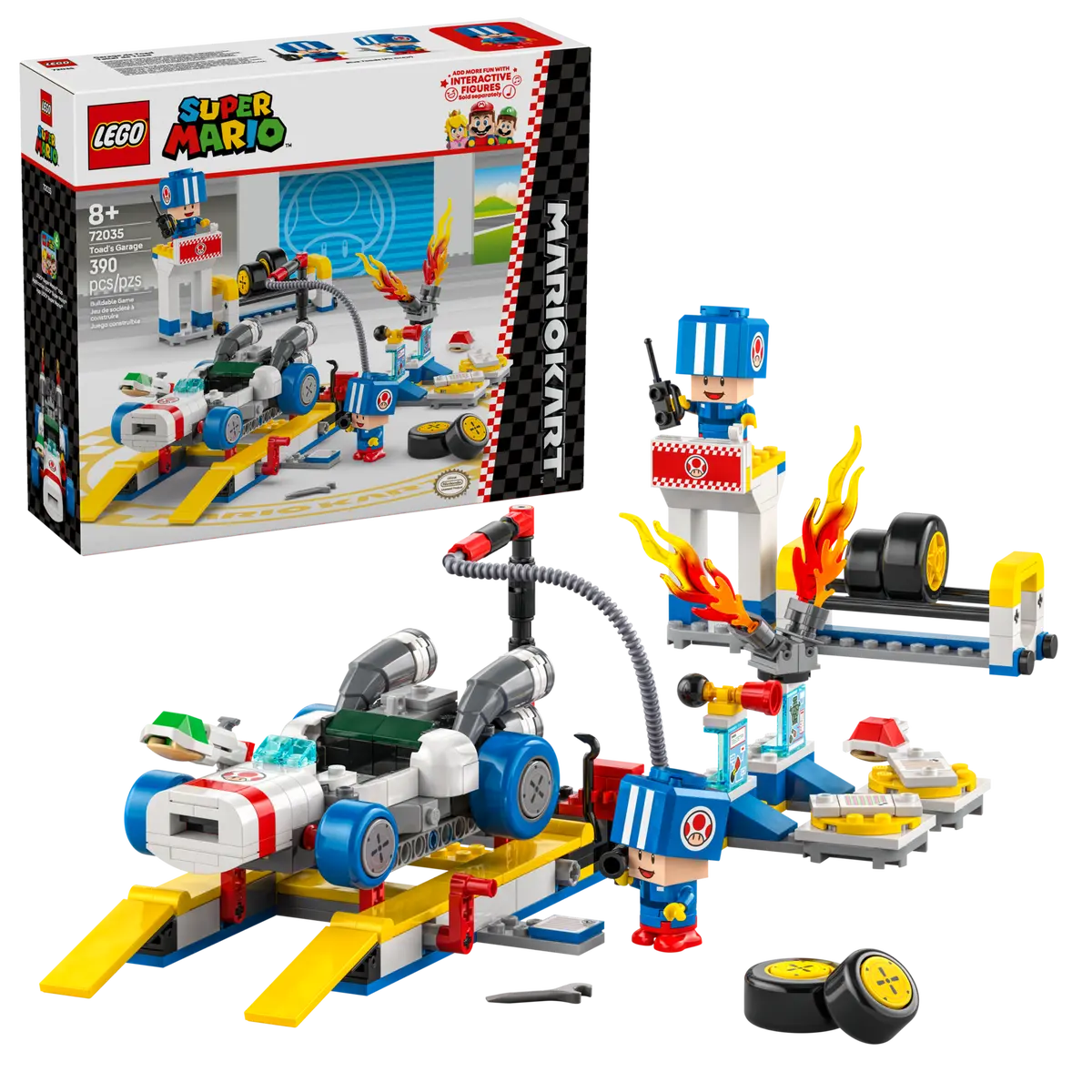 72035 LEGO Super Mario - Mario Kart™: Officina di Toad