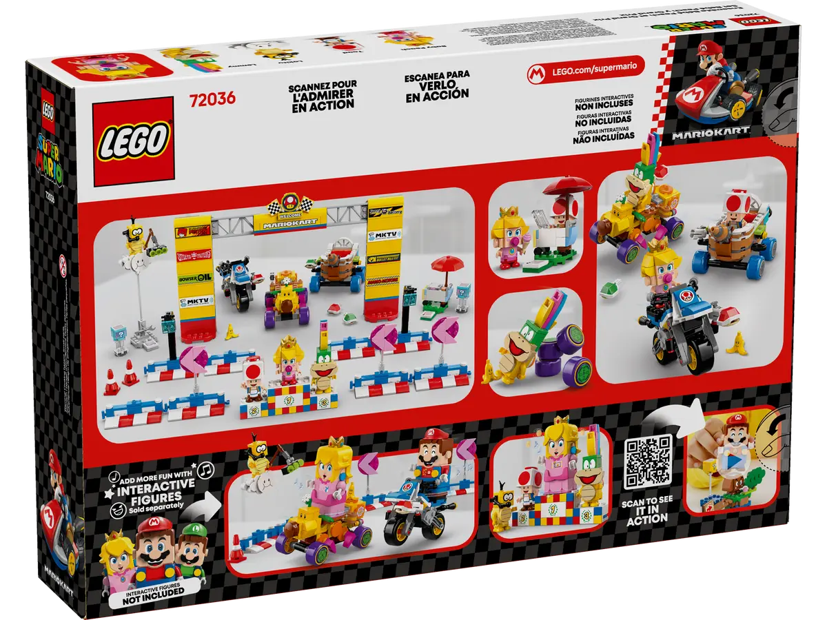 72036 LEGO Super Mario - Mario Kart™: Pack Baby Peach e Gran Premio
