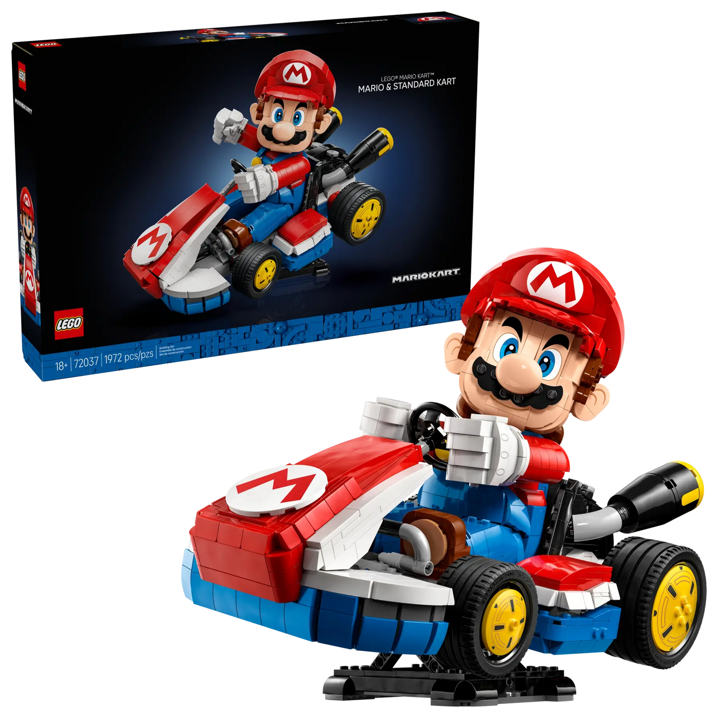 DISPONIBILE DA LUGLIO 2025 - 72037 LEGO Super Mario - Mario Kart™: Mario e Kart standard