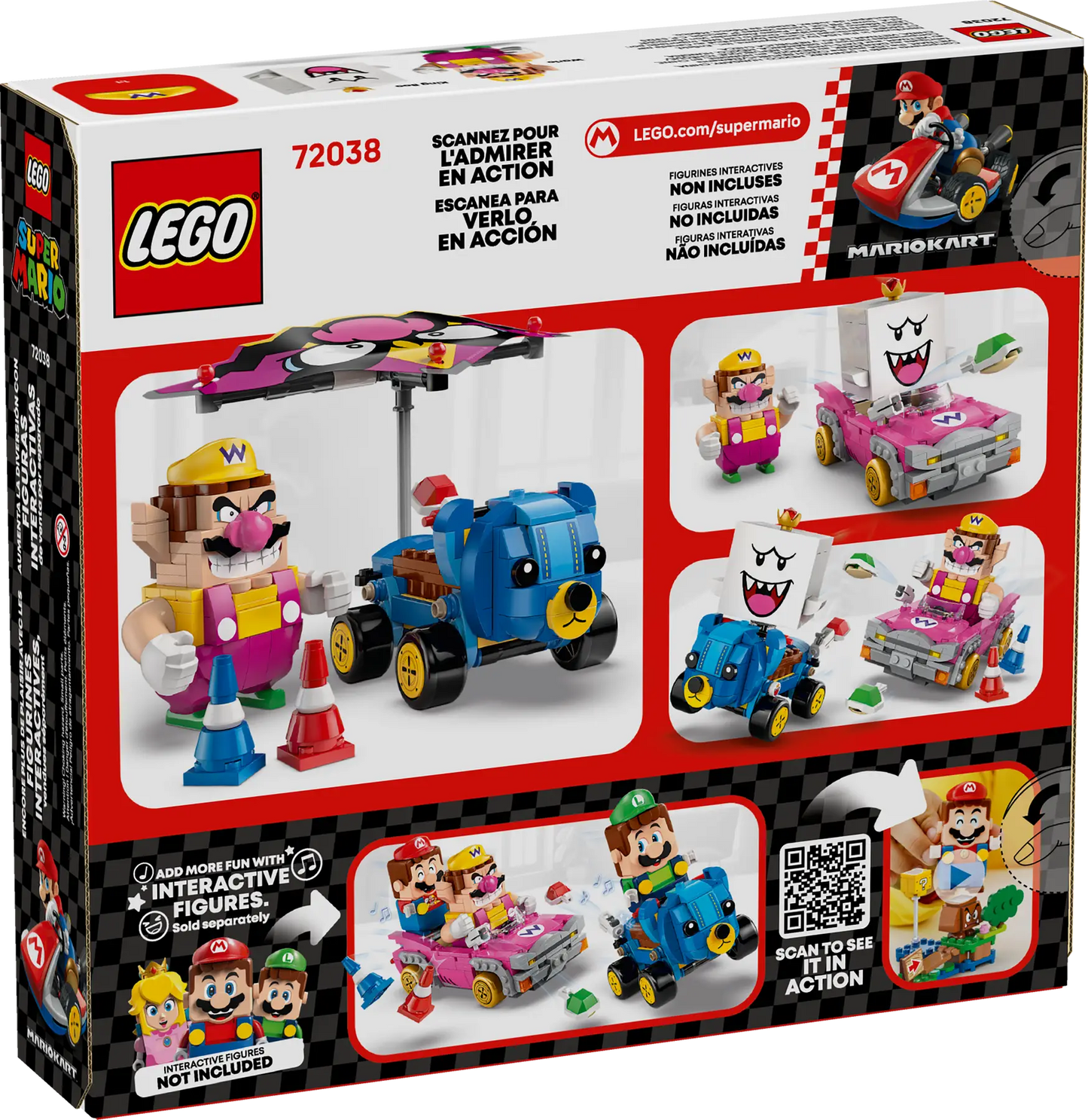 72038 LEGO Super Mario - Mario Kart™ – Wario e Re Boo