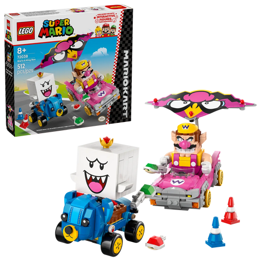 72038 LEGO Super Mario - Mario Kart™ – Wario e Re Boo