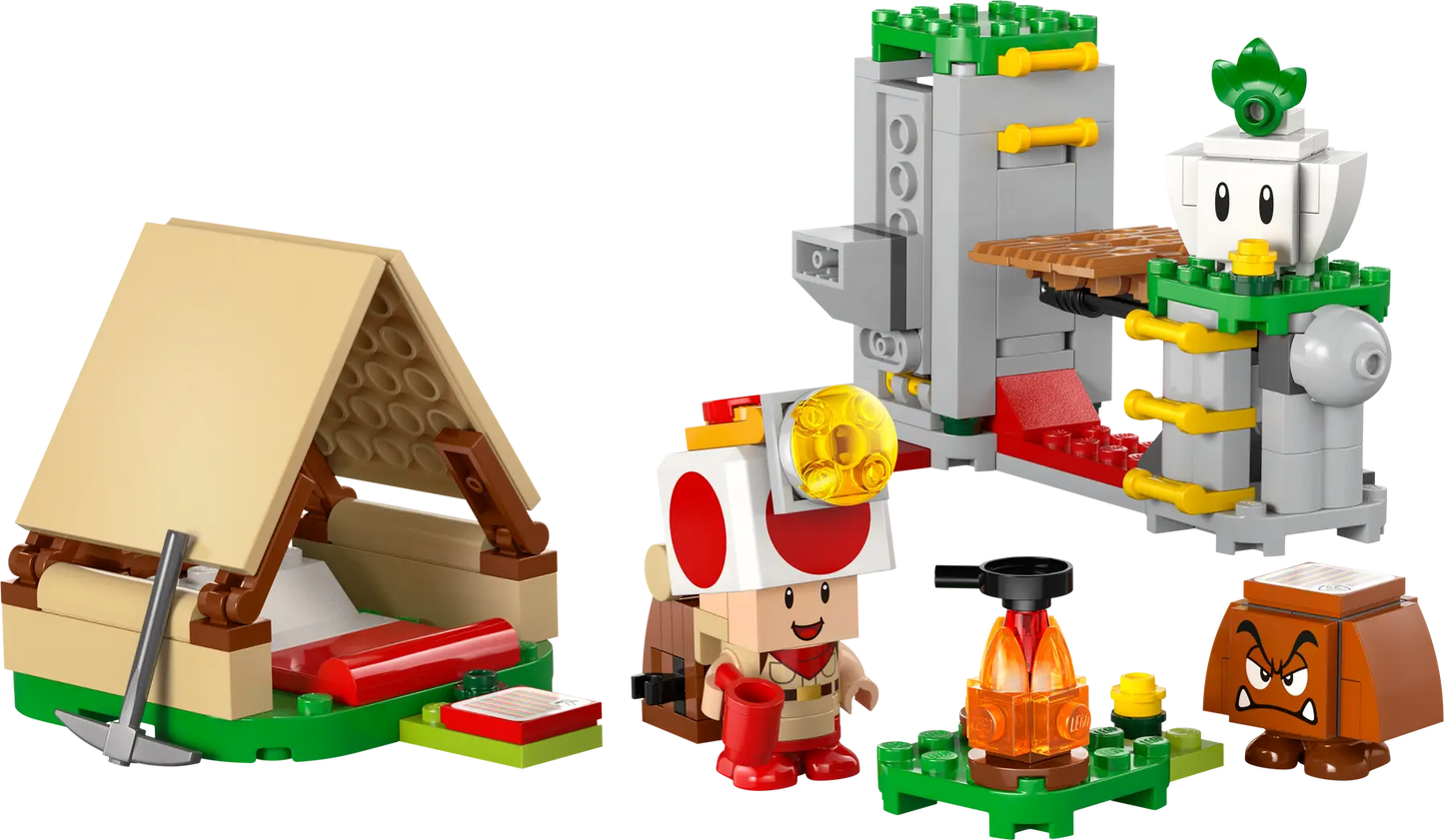 72040 LEGO Super Mario - In campeggio con Capitan Toad