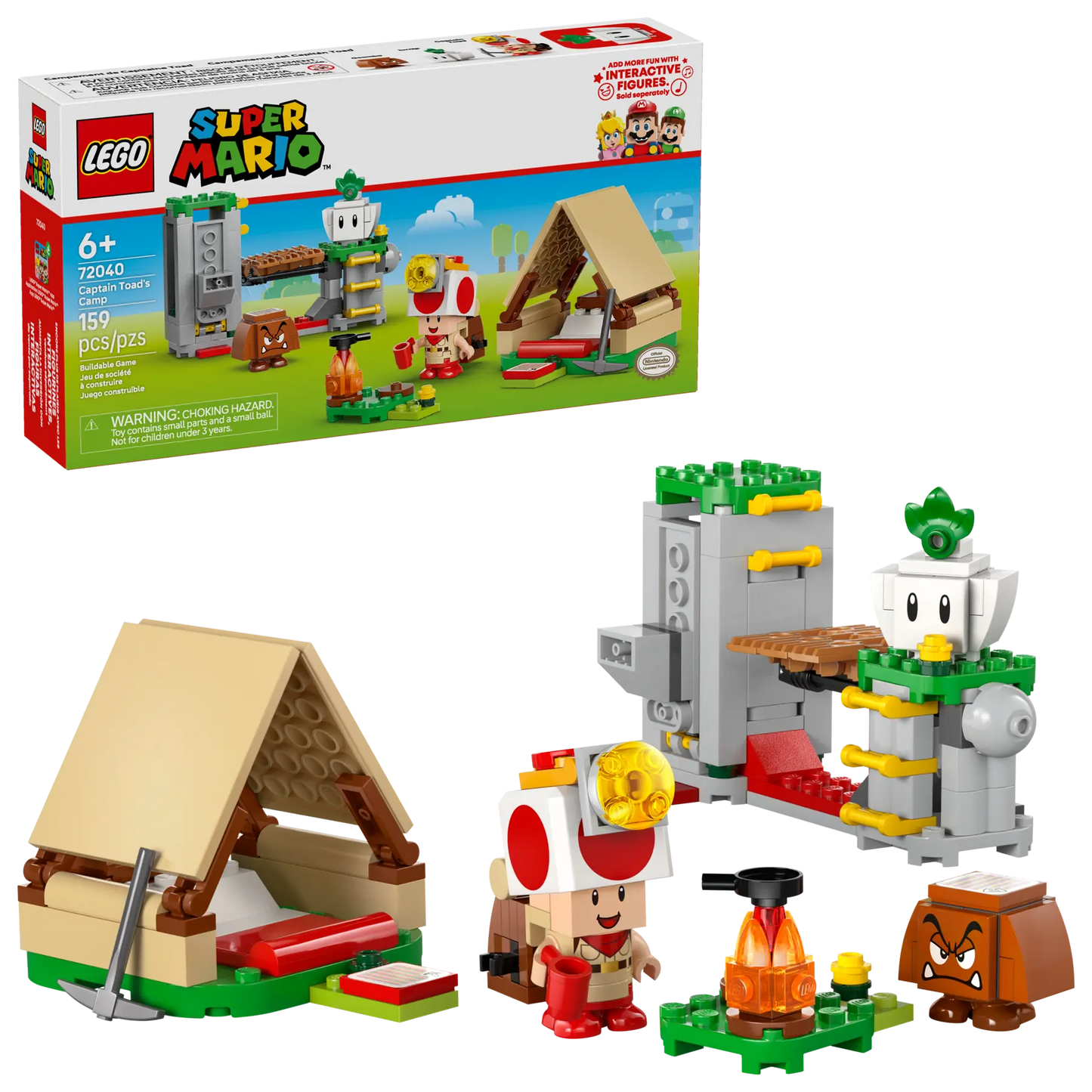 72040 LEGO Super Mario - In campeggio con Capitan Toad