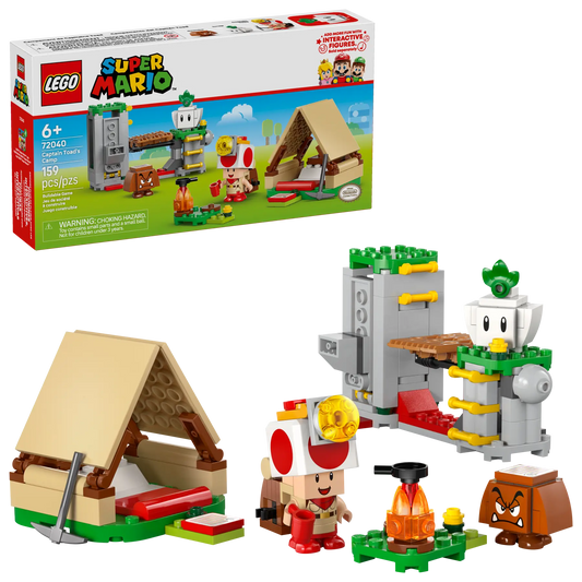 72040 LEGO Super Mario - In campeggio con Capitan Toad