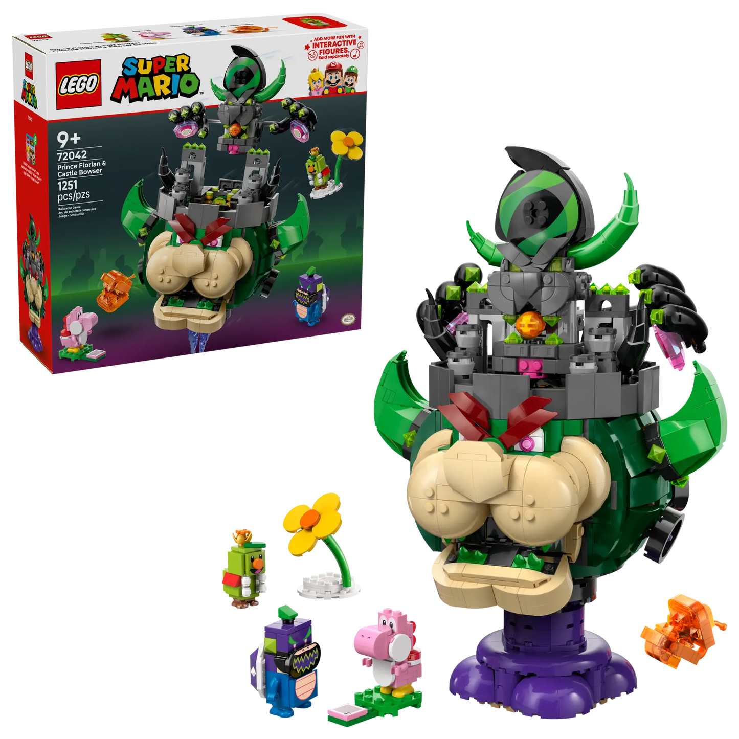72042 LEGO Super Mario - Principe Florian e Bowser castello