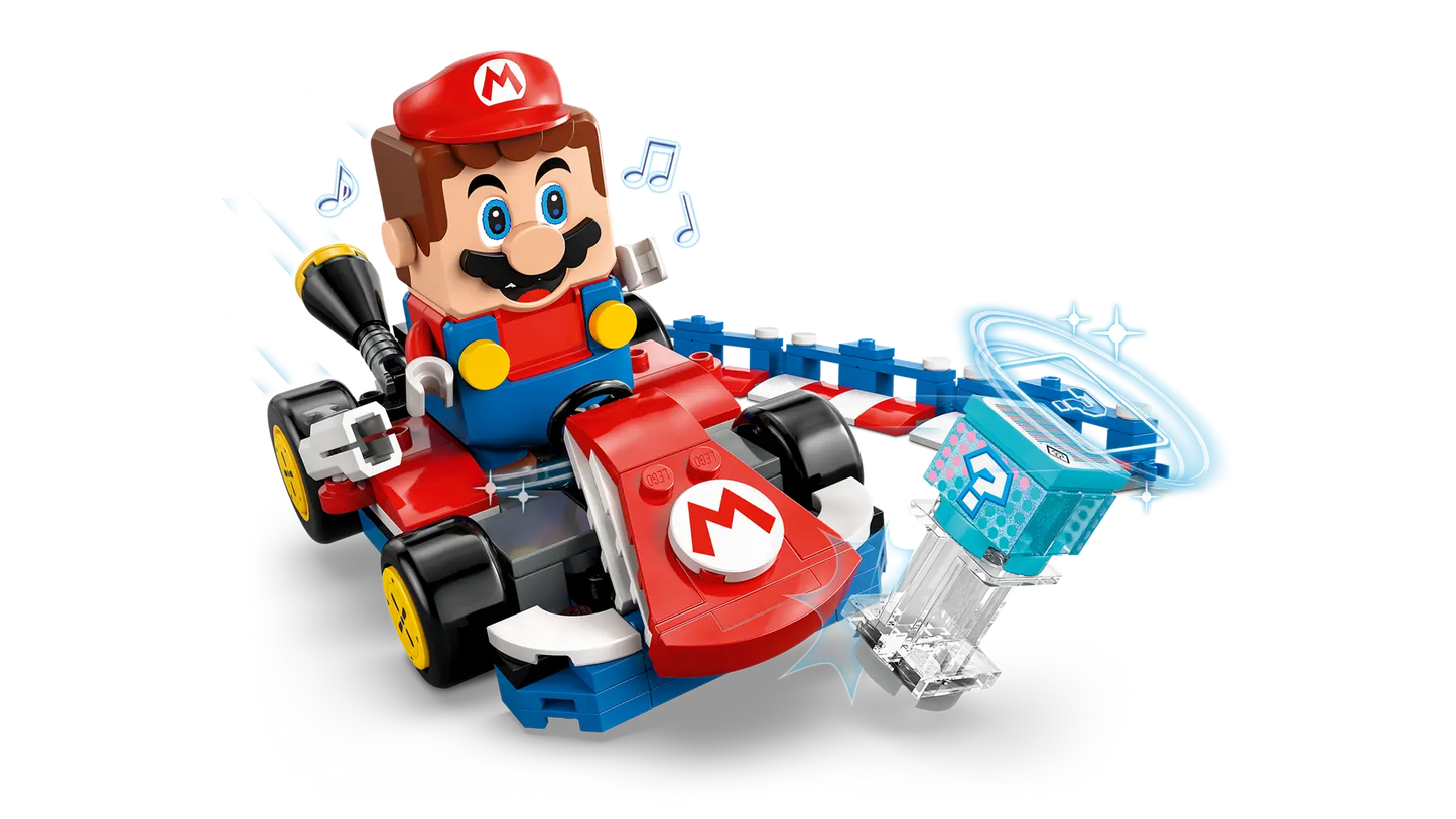 72043 LEGO Super Mario - Mario Kart™ – LEGO® Mario™ interattivo e Kart standard