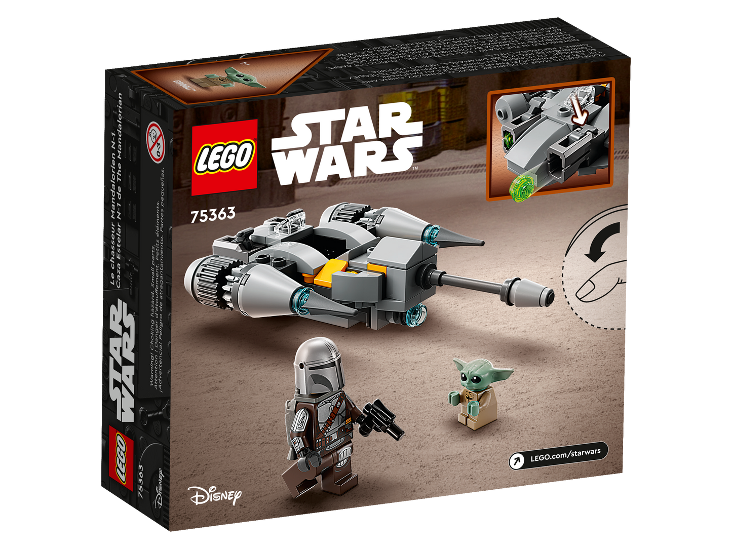 75363 LEGO Star Wars - Starfighter™ N-1 del Mandaloriano Microfighter