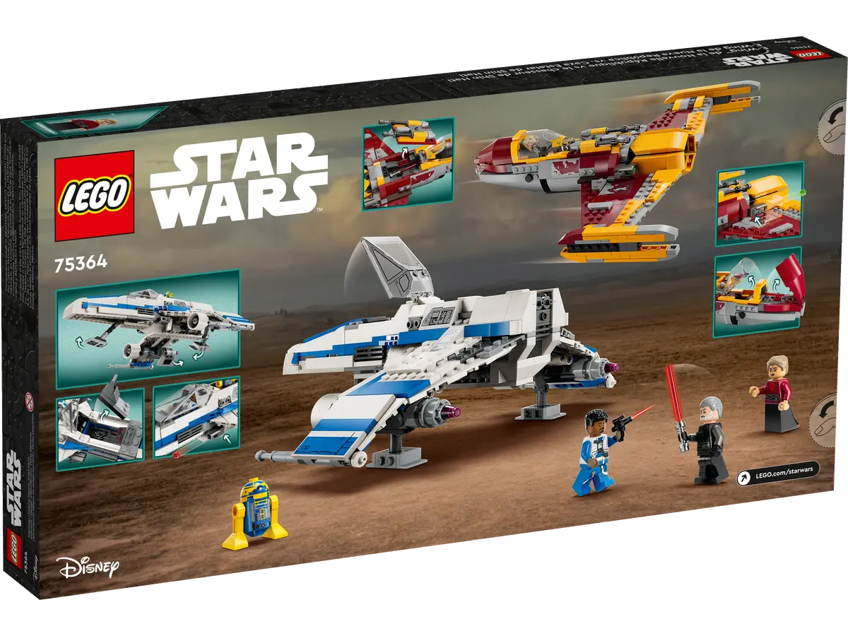 75364 LEGO Star Wars - E-Wing™ della Nuova Repubblica vs. Starfighter™ di Shin Hati