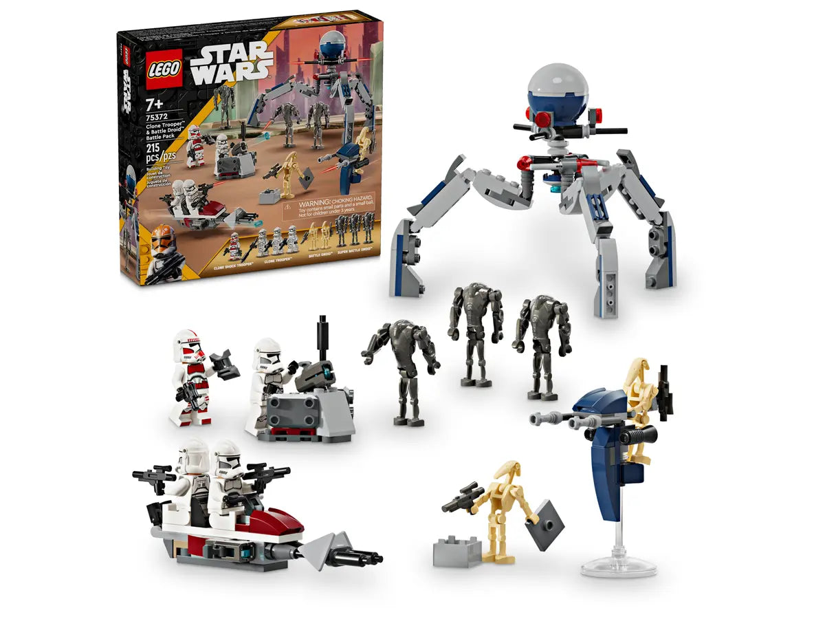 75372 LEGO Star Wars - Battle PACK Clone Trooper™ e Battle Droid™