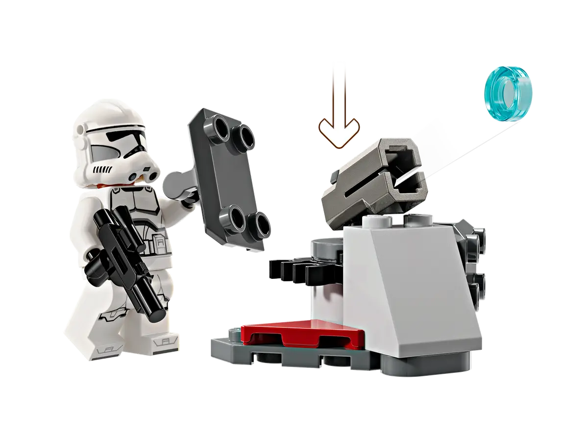 75372 LEGO Star Wars - Battle PACK Clone Trooper™ e Battle Droid™