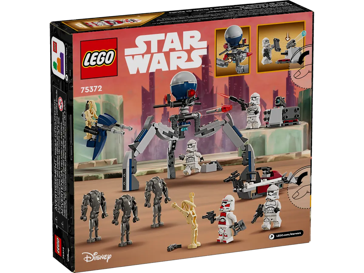 75372 LEGO Star Wars - Battle PACK Clone Trooper™ e Battle Droid™