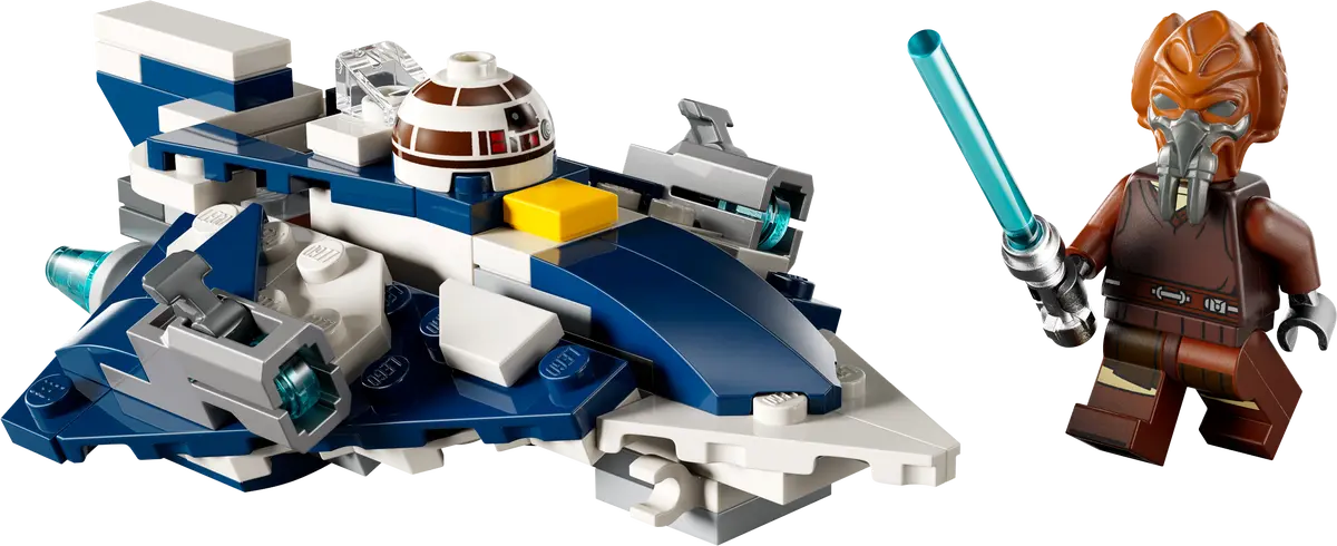 75400 LEGO Star Wars - Microfighter Jedi Starfighter di Plo Koon