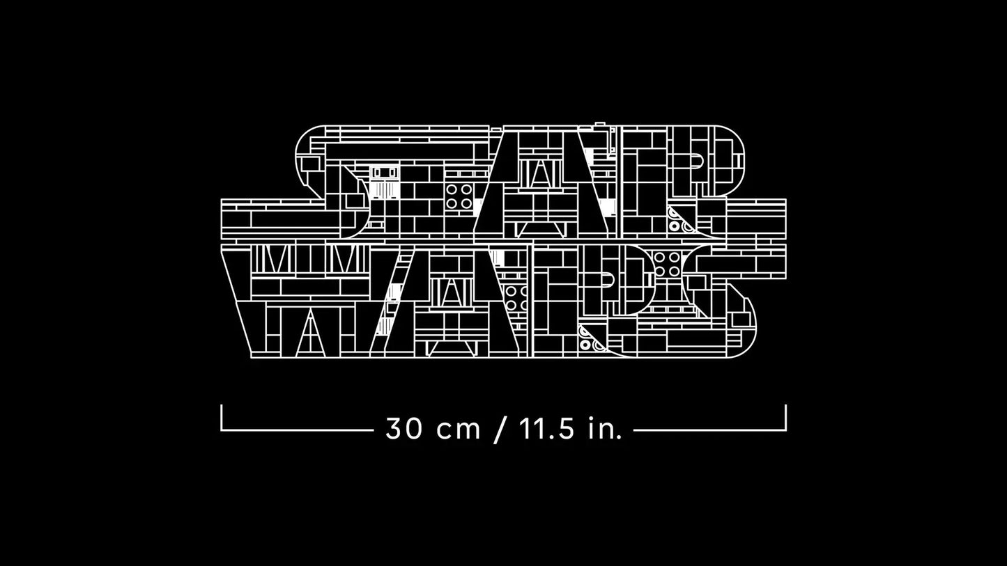 75407 LEGO Star Wars - Logo Star Wars™ in mattoncini