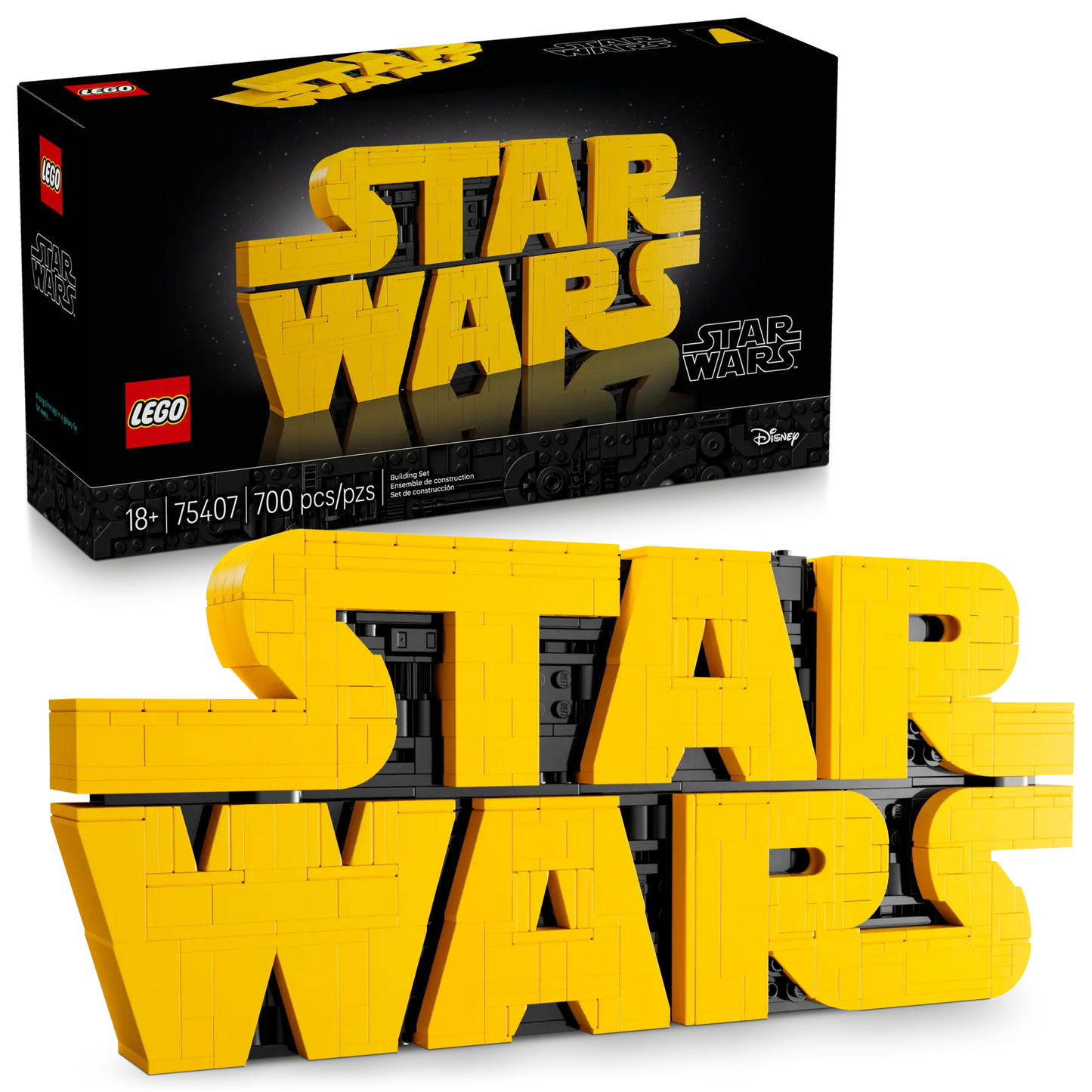 75407 LEGO Star Wars - Logo Star Wars™ in mattoncini