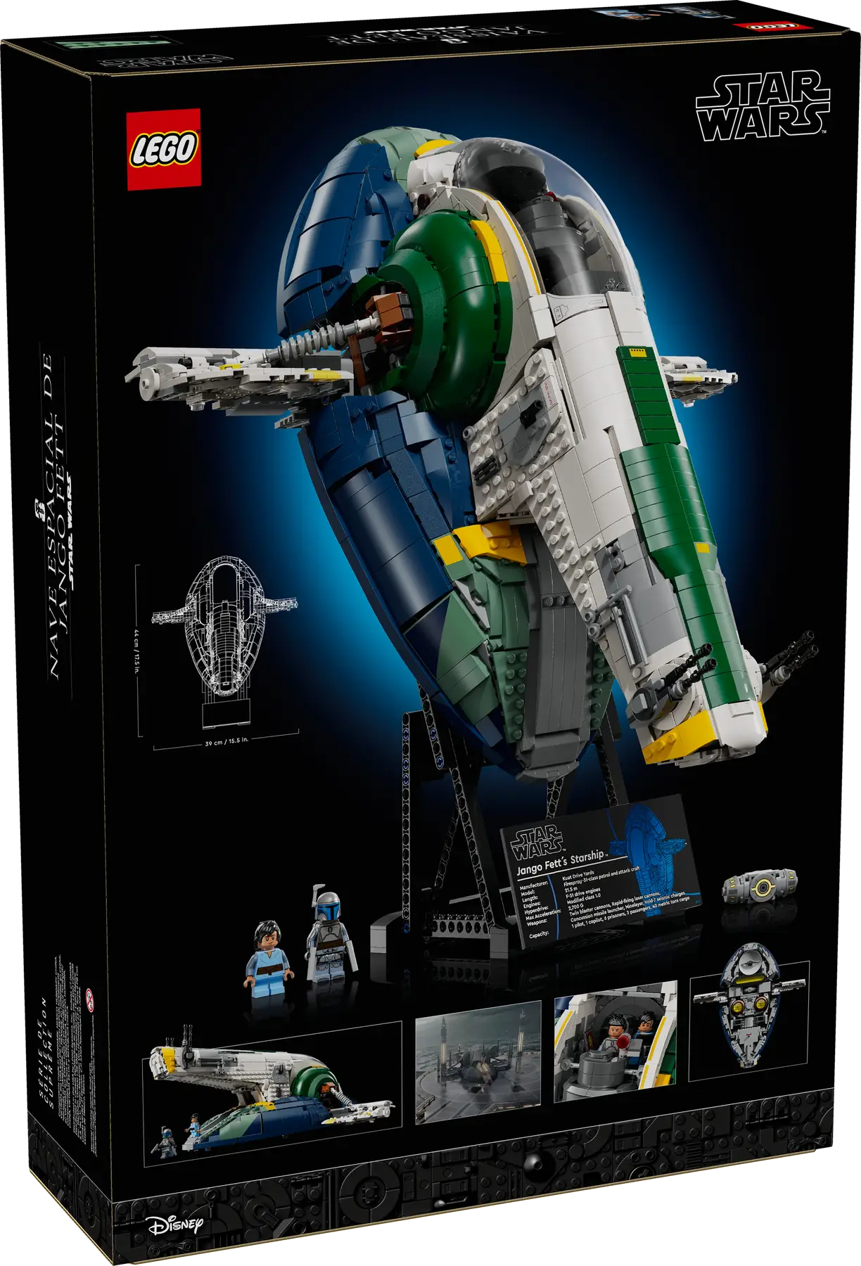 75409 ESCLUSIVA LEGO Star Wars - Astronave di classe Firespray di Jango Fett