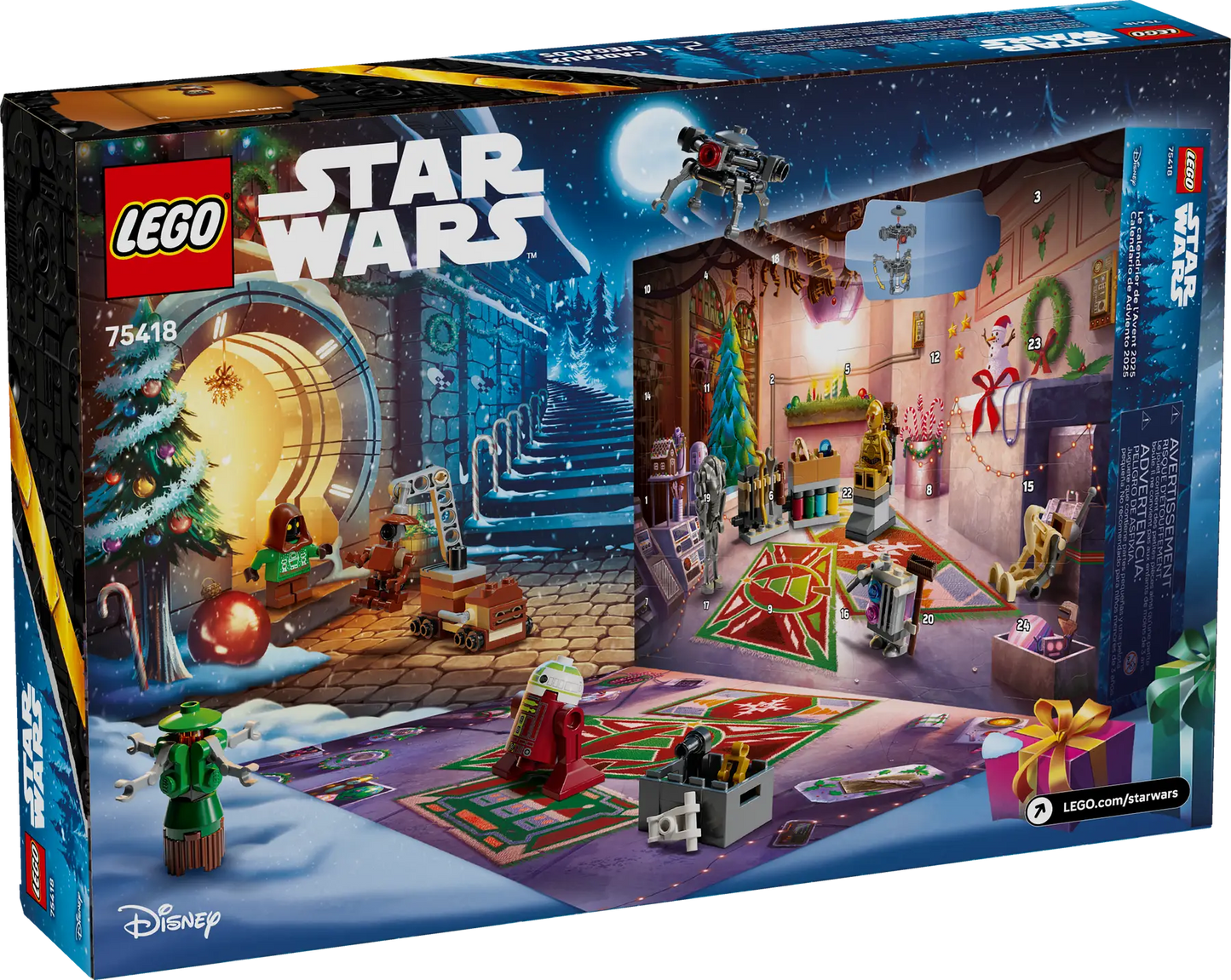 75418 LEGO Star Wars - Calendario dell’Avvento LEGO Star Wars™ 2025