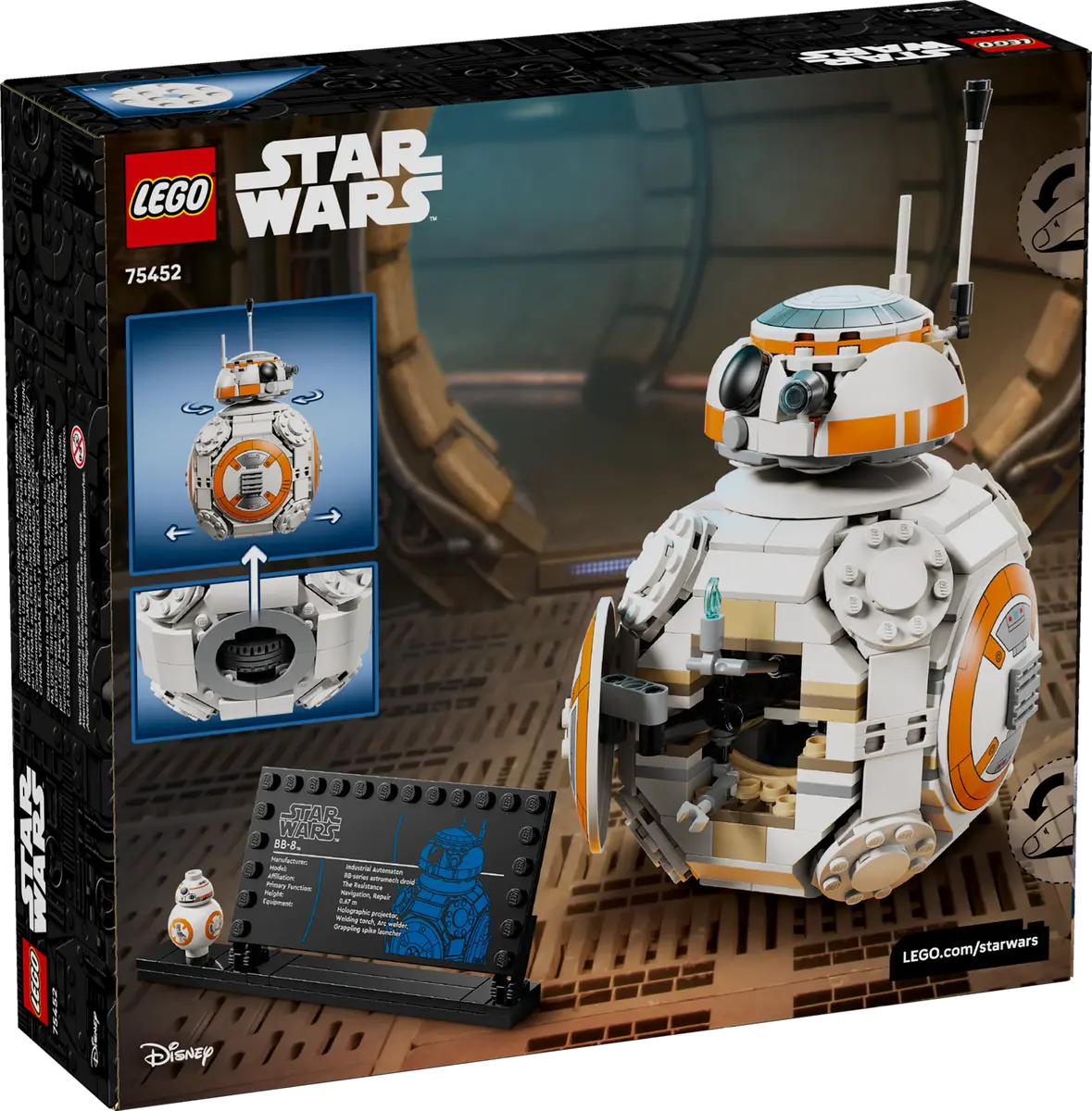 DISPONIBILE DA GENNAIO 2026 - 75452 LEGO Star Wars - Droide astromeccanico BB-8™