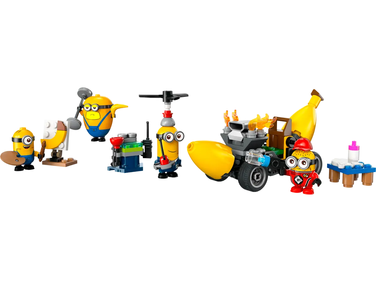 LEGO Minions 75580 - I Minions e l’auto banana