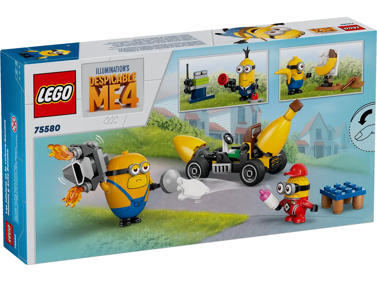 LEGO Minions 75580 - I Minions e l’auto banana