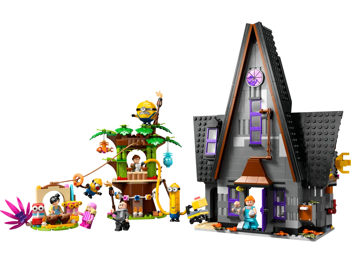 LEGO Minions 75583 - I Minions e la villa della famiglia di Gru