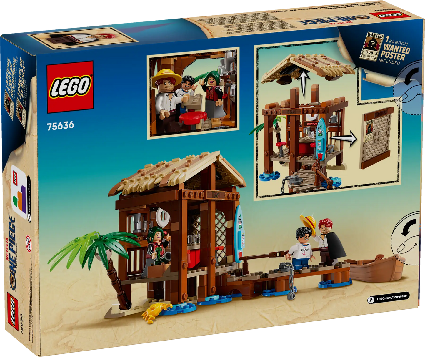 75636 LEGO One Piece - La capanna del Villaggio Foosha