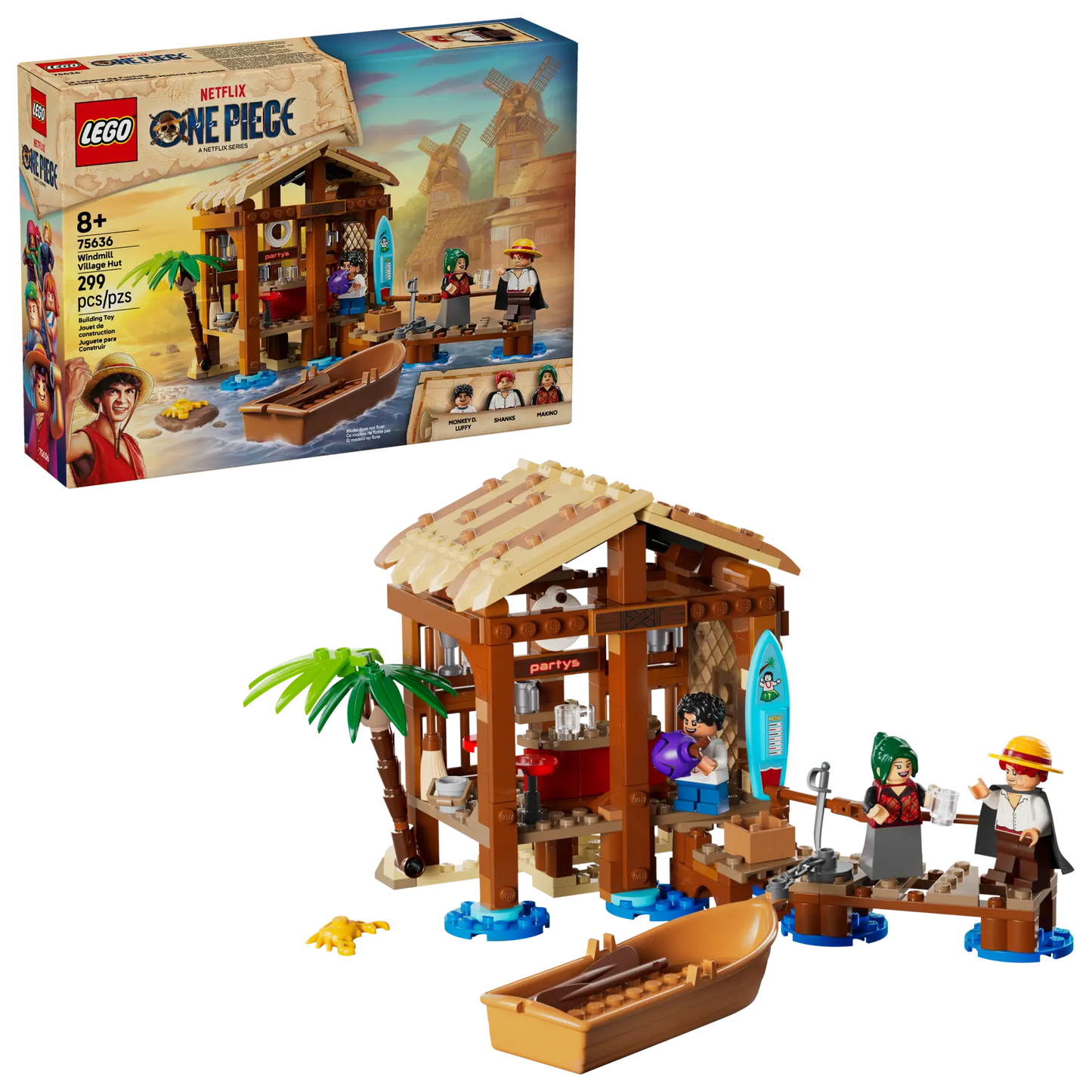 75636 LEGO One Piece - La capanna del Villaggio Foosha