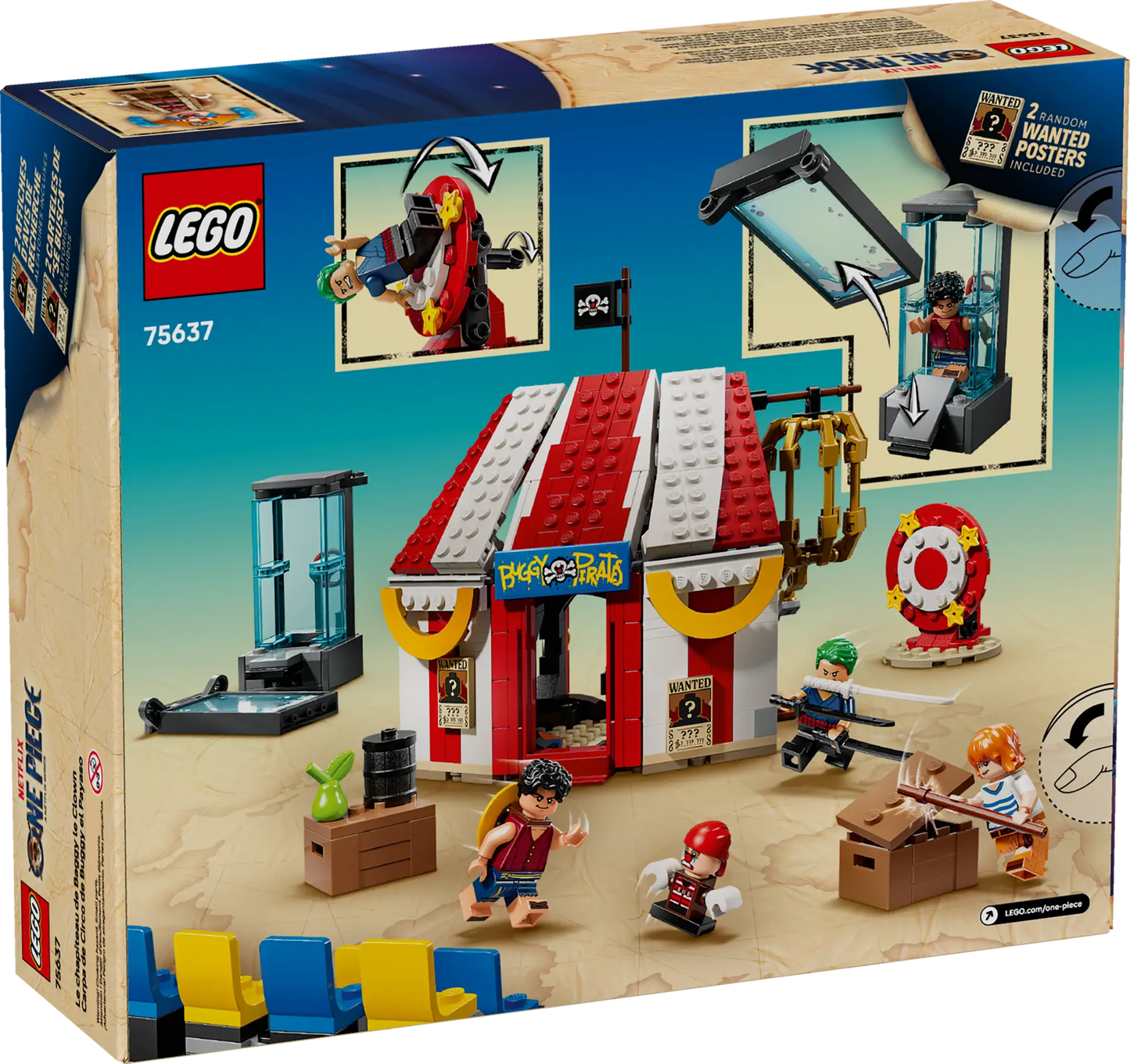 75637 LEGO One Piece - La tenda del circo di Bagy il Clown