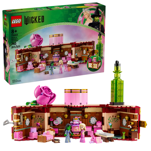 DISPONIBILE DA OTTOBRE - 75683 LEGO Wicked - Il dormitorio di Glinda ed Elphaba