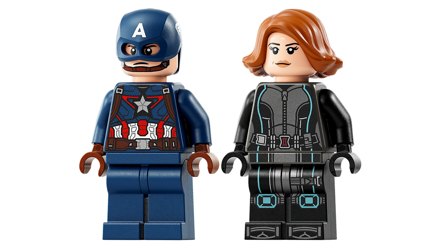 76260 LEGO Marvel Super Heroes - Motociclette di Black Widow e Captain America